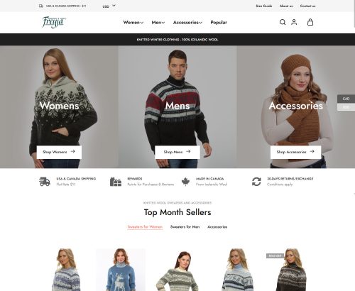 Freyja Wool Store V2 2019 Small Home